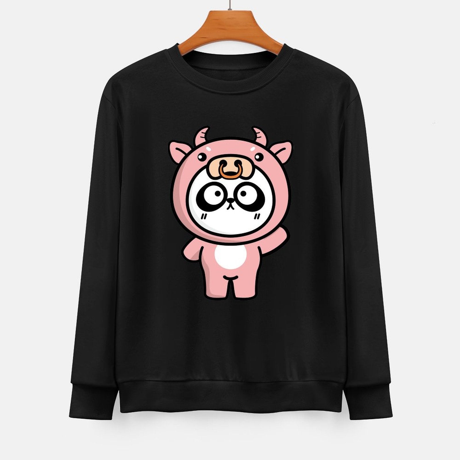 Front Patterned Long Sleeve TopVibrant Colors Durable